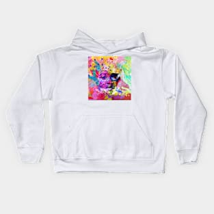 Hidden face tee Kids Hoodie